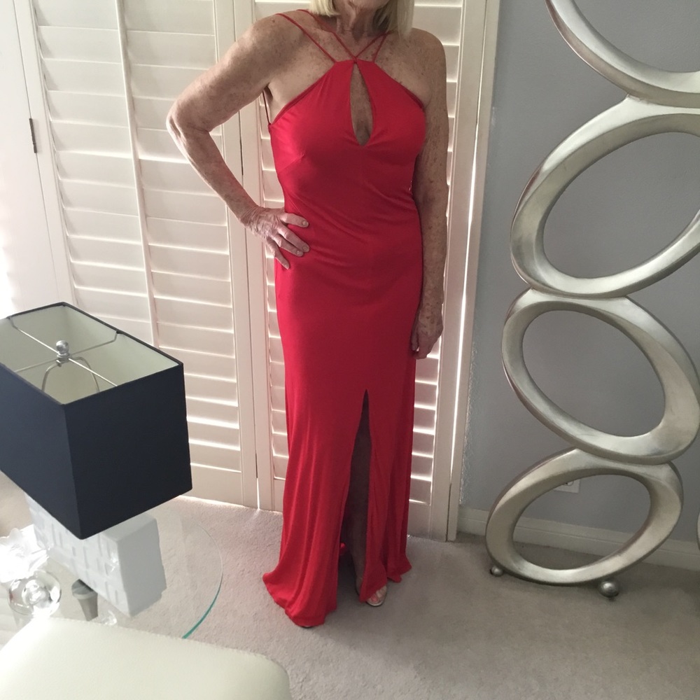STAND OUT FROM THE CROWD!NWOT Red evening gown.  NWOT